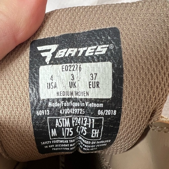 BATES Men’s Combat GX-8 Waterproof Composite Toe Side Zip Tactical Boot Size 4 - Picture 12 of 12